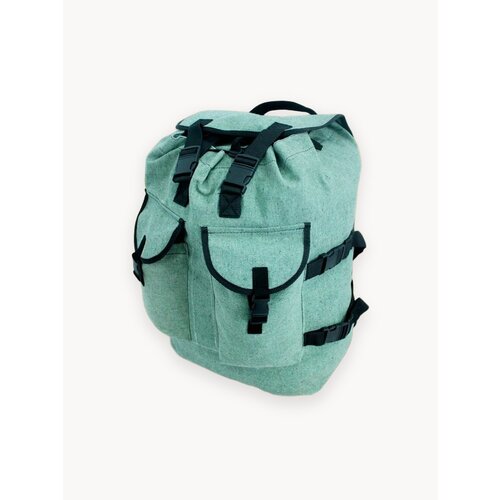 Туристический брезентовый рюкзак 30 литров / для рыбалки / для охоты / для отдыха на природе