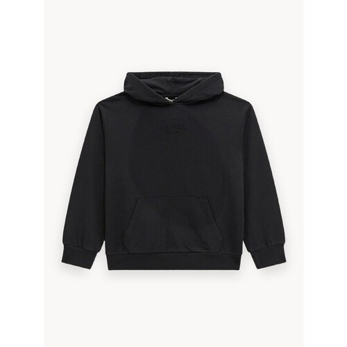 фото Худи guess oversize hooded ls active top, размер 8 лет, черный