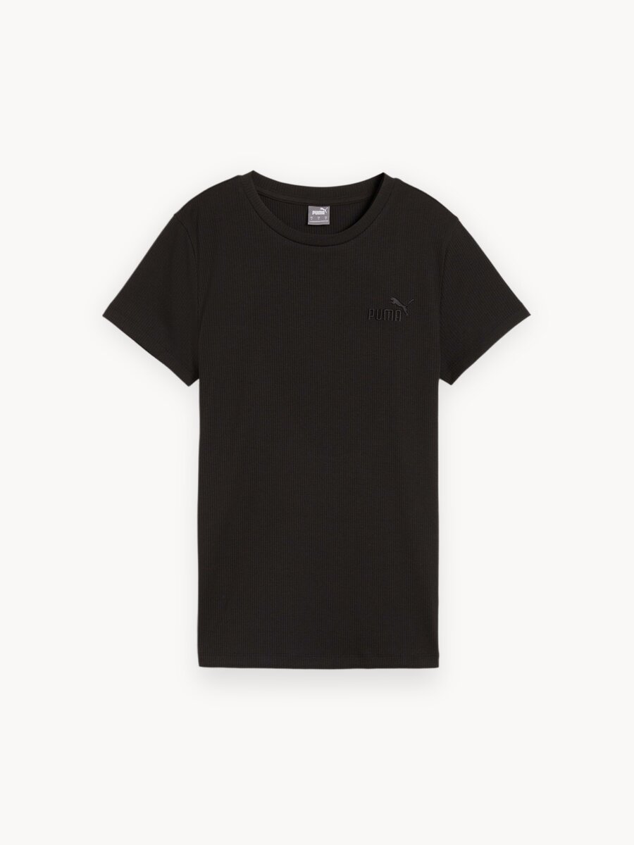 Футболка PUMA ess elevated, размер 48, черный