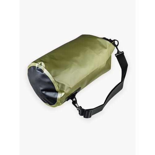 Водонепроницаемый мешок (20 литров, цвет олива), имеются плечевые лямки