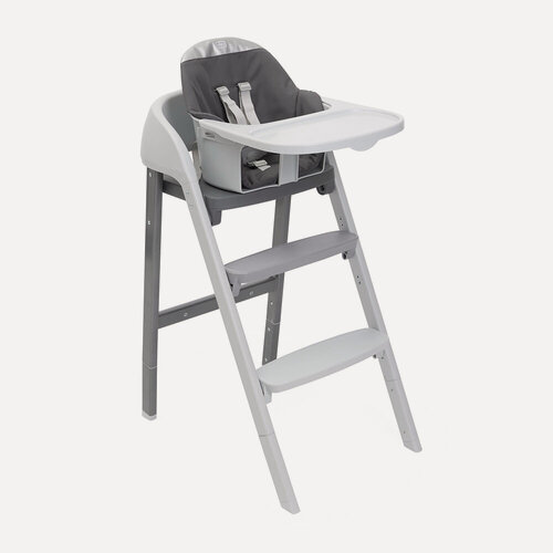 Изображение товара Стульчик для кормления Chicco Crescendo Up, цвет Steel Cloud ReLux (Серый), артикул производителя 00087046070000