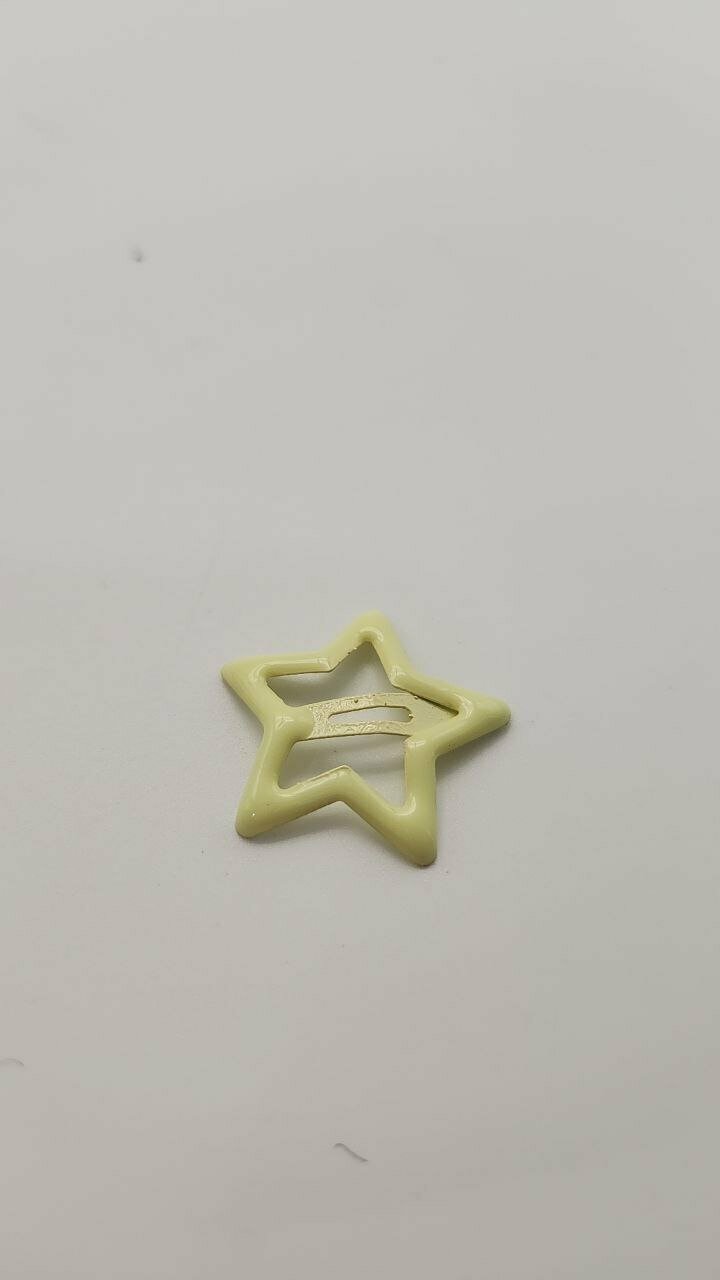 Невидимки клик-клак для девочек, заколки в виде звездочки для волос — фото 1