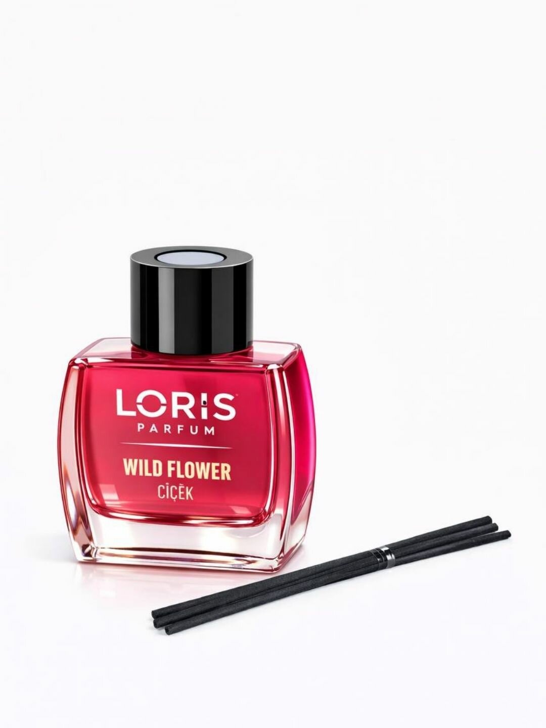 Аромадиффузор Loris Parfum Wild Flower (Цветы) с палочками, 50 мл — фото 1