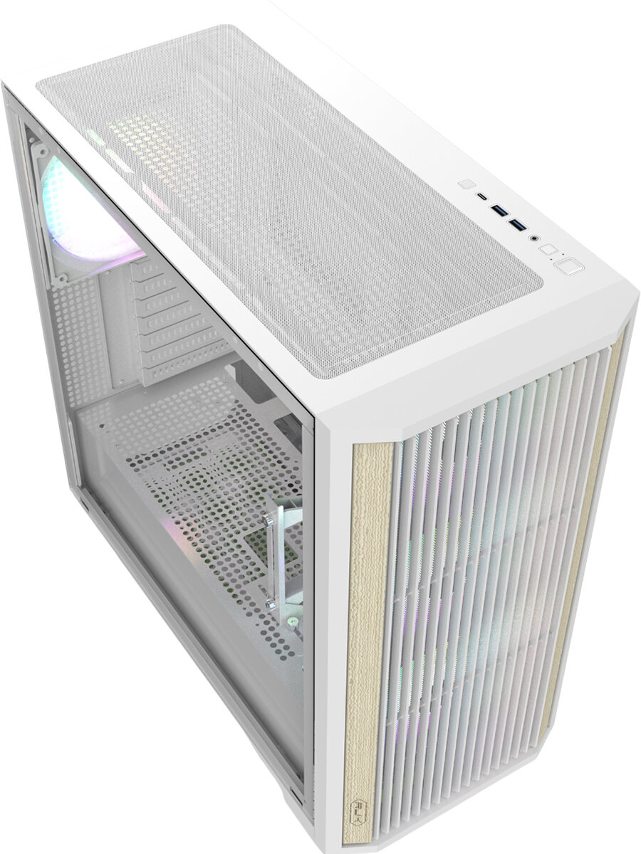 Корпус для ПК без БП RAIJINTEK Agos MAX-MS4 White (0R20B00262) — фото 1