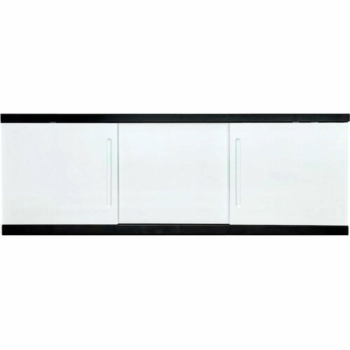 фото Экран под ванну alavann мдф alt black 1,6 белый alv1202001
