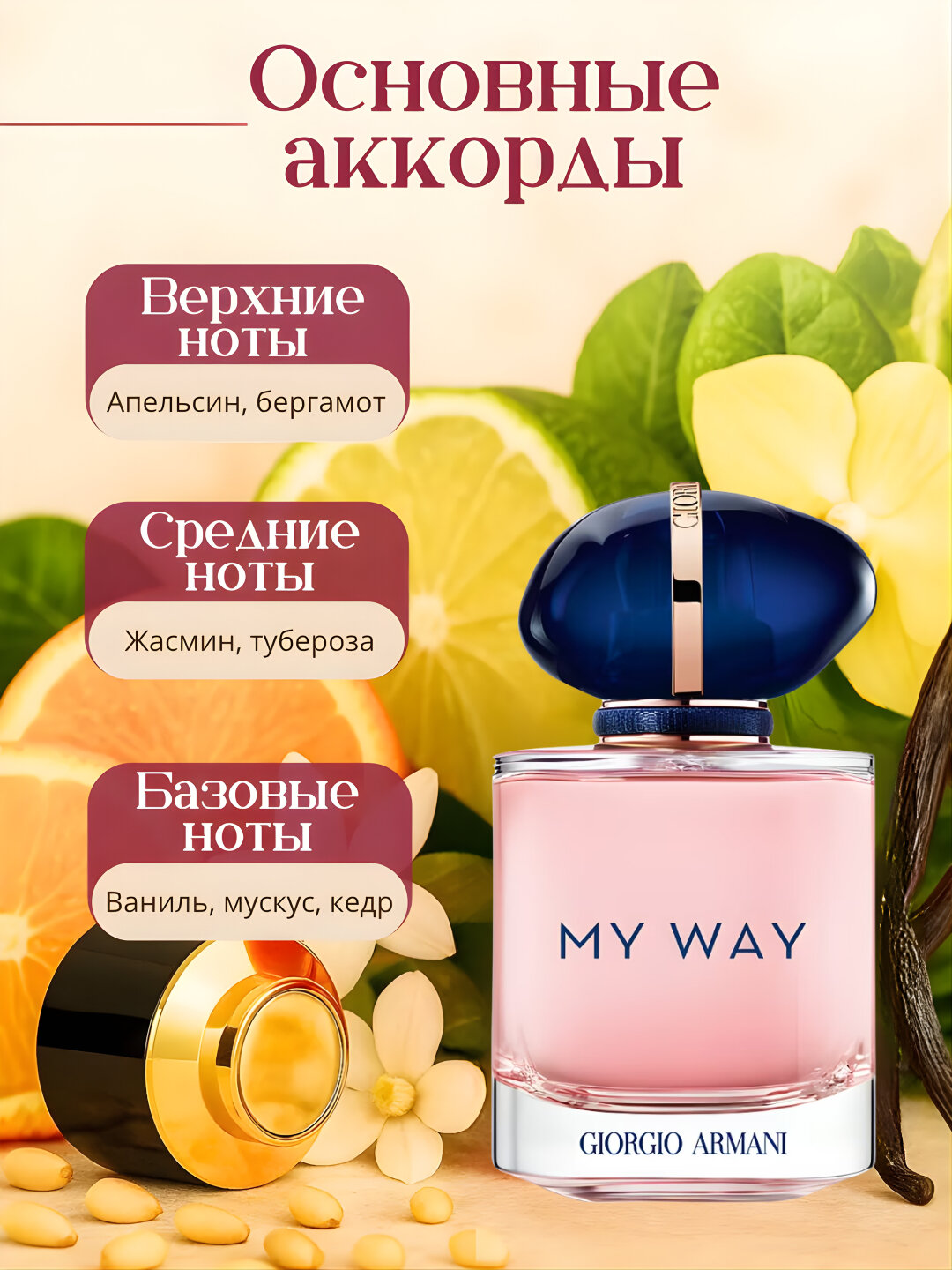 Парфюмерная вода для женщин My Way, 50 мл Парфюмерная вода для женщин