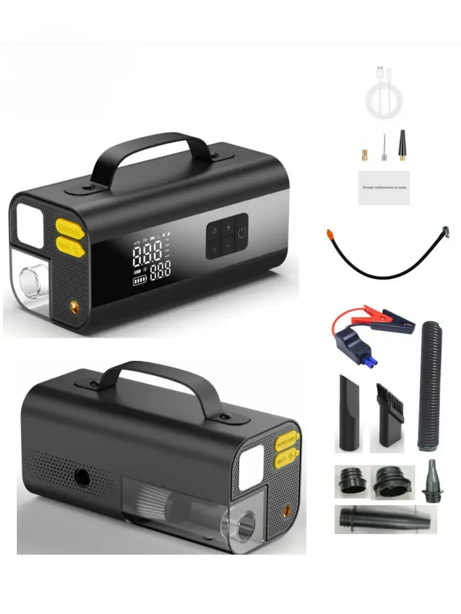 Пусковое устройство, 8 в 1, автоматическое отключение зарядки, 12В, 500А — фото 1