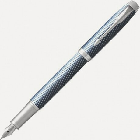 Изображение товара Ручка перьев. Parker IM Premium F318 (2143651) Blue Grey CT F сталь нержавеющая подар. кор.