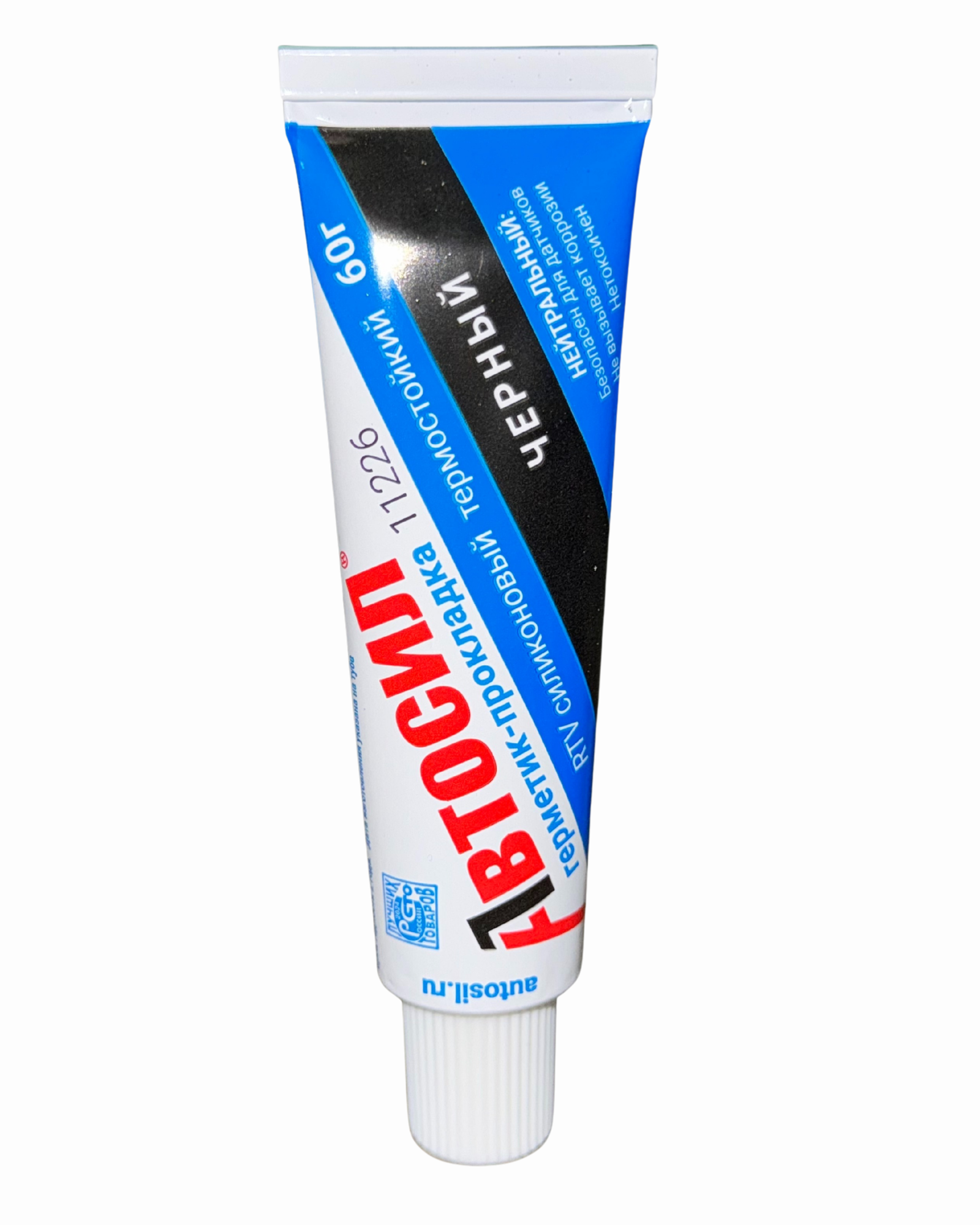 Герметика Автосил 180 гр. Безопасен для датчиков системы впрыска, Не вызывает коррозии, Не токсичен