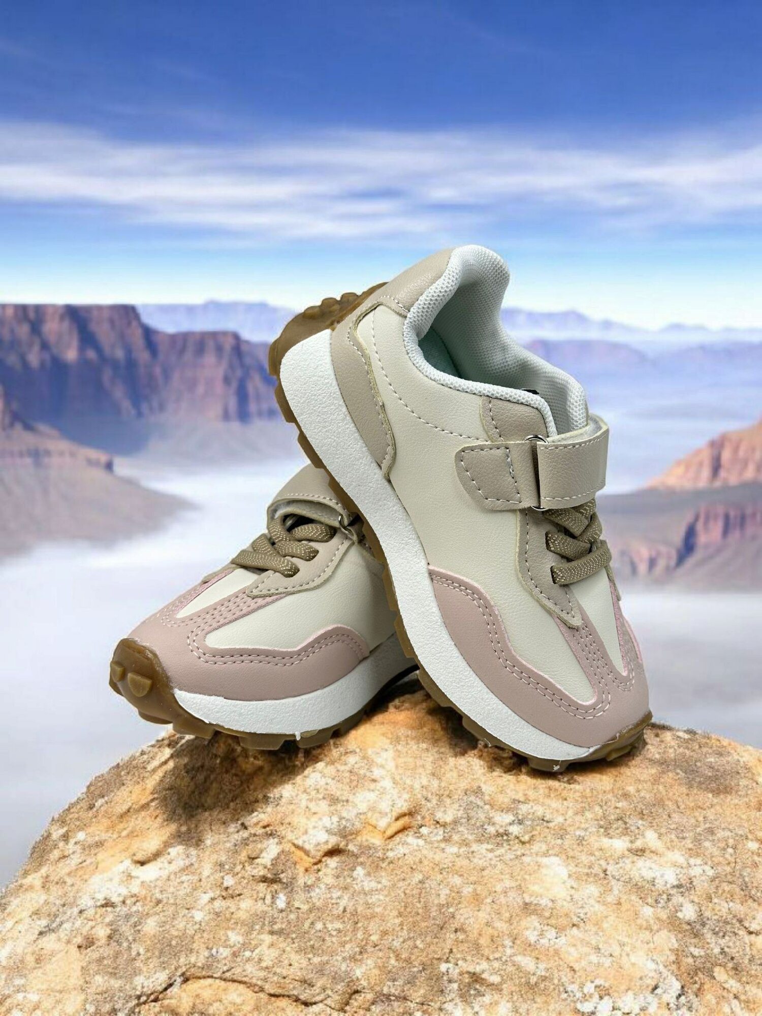 Кеды, размер 30, 1060 белый/бежевый — фото 1