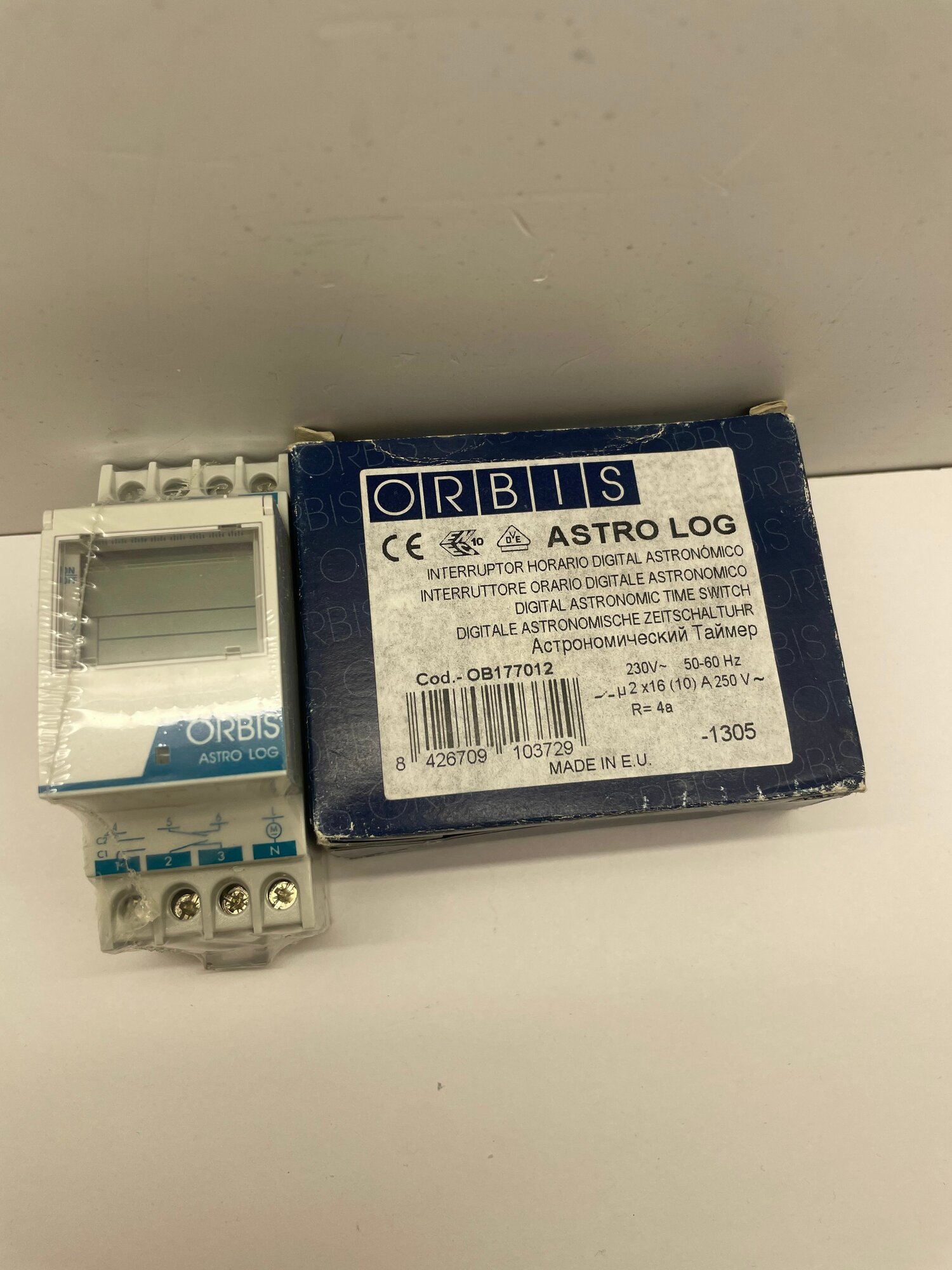 Таймер астрономический ASTRO LOG 230V ORBIS, Артикул: OB177012.