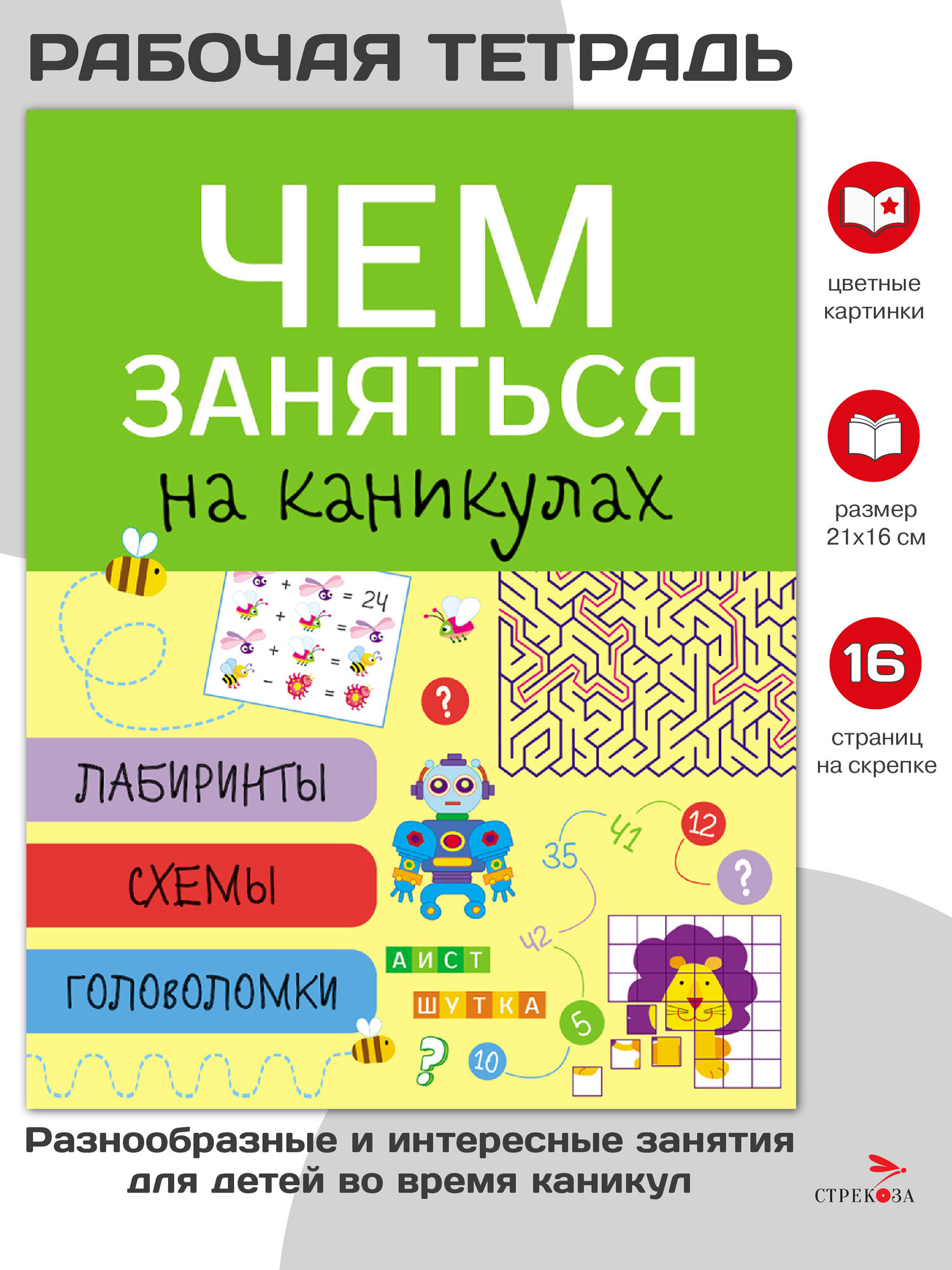 Чем заняться на каникулах? Лабиринты, схемы, головоломки. Выпуск 1