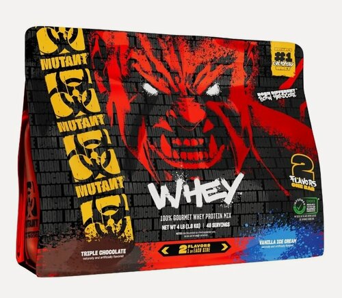 Изображение товара Mutant Whey (1800 гр) - Тройной Шоколад/Ванильное Мороженое