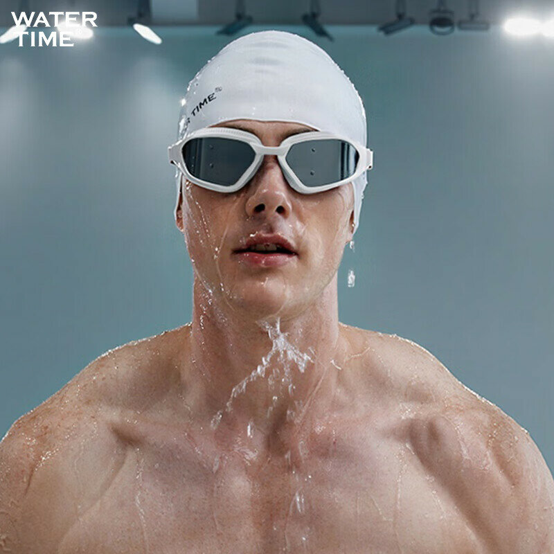 WATERTIME Плавательные очки для взрослых с антизапотеванием и водоустойчивыми HD-линзами Универсальные Цвет：Сияющий