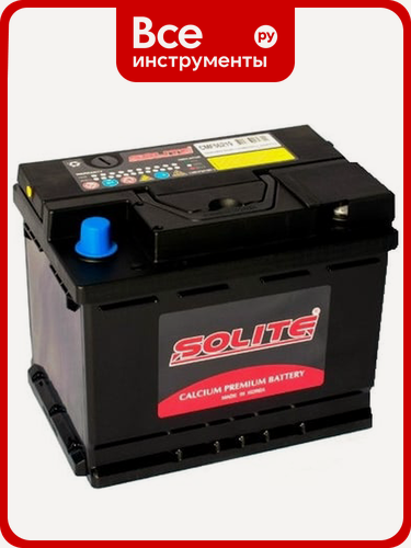 Изображение товара Аккумуляторная батарея SOLITE 6СТ62 242х175х190 CMF 56219