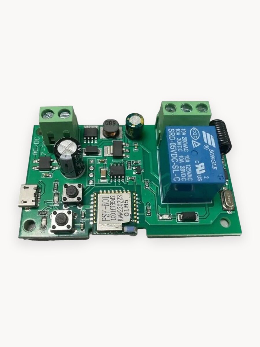 Wi-Fi модуль реле EWelink для ворот и шлагбаумов с Алисой