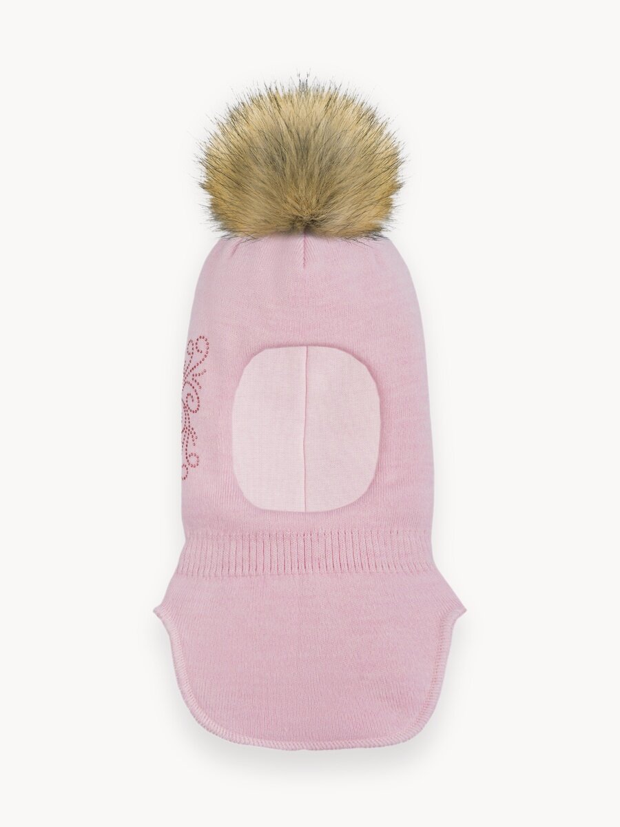Балаклава GUSTI для девочек, размер 50-52, розовый,