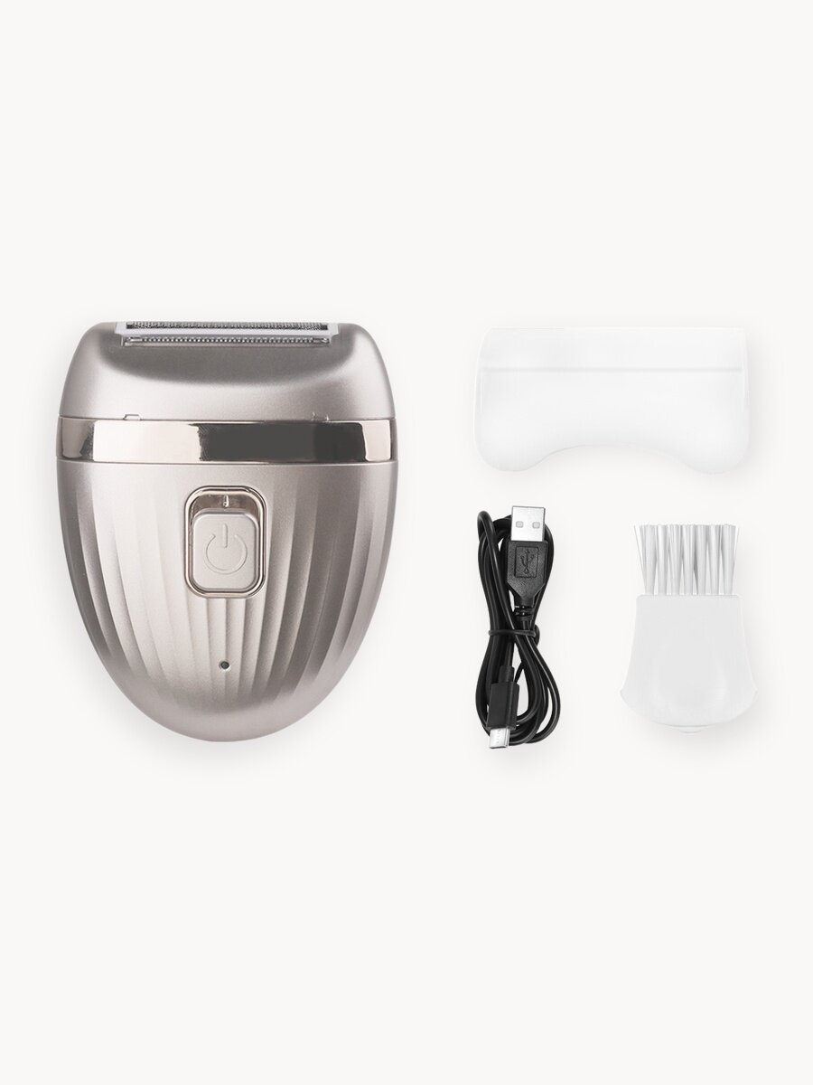 Эпилятор женский депилятор для удаления волос серебряный