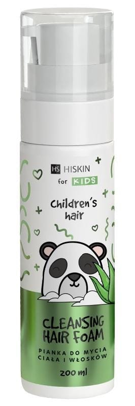Пенка для мытья тела и волос HiSkin For Kids, алоэ, 200 мл