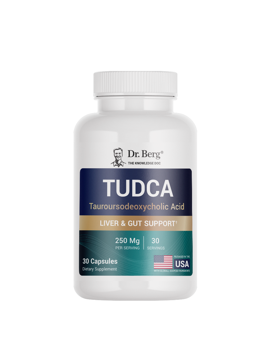 Тудка Dr.Berg TUDCA, профилактика желчекаменной болезни, поддержка печени, 30 капс.
