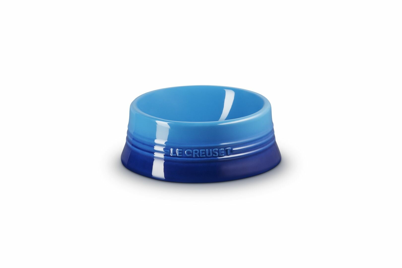 Le Creuset Керамическая миска для домашних животных Stoneware Pet Bowl, 18 см (0,45 л) - цвет Azure