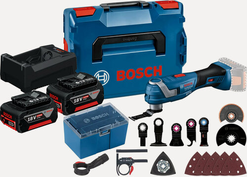 Изображение товара Реноватор Bosch GOP 18V-34 экстра (0.601.8G2.002) + кейс L-Boxx + 2x акб GBA 18V 5Ah + зарядное GAL 12V/18V-80