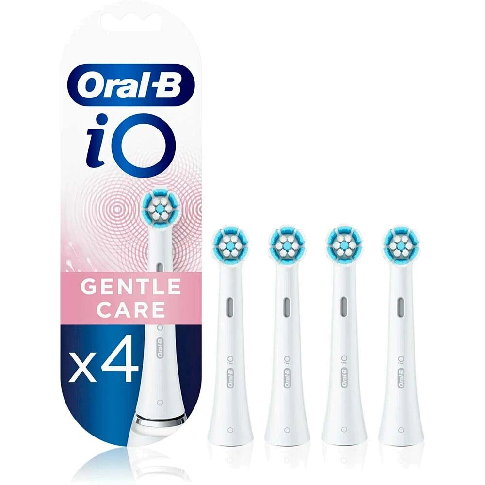 Насадка Oral-B iO Gentle Care/Sanfte Reinigung для бережной чистки (4 шт.) белая оригинал !