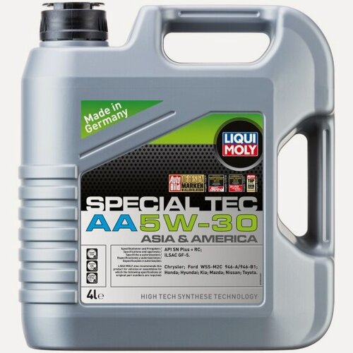 Изображение товара Моторное масло Liqui Moly Special Tec AA 5W-30 HC-синтетическое 4 л