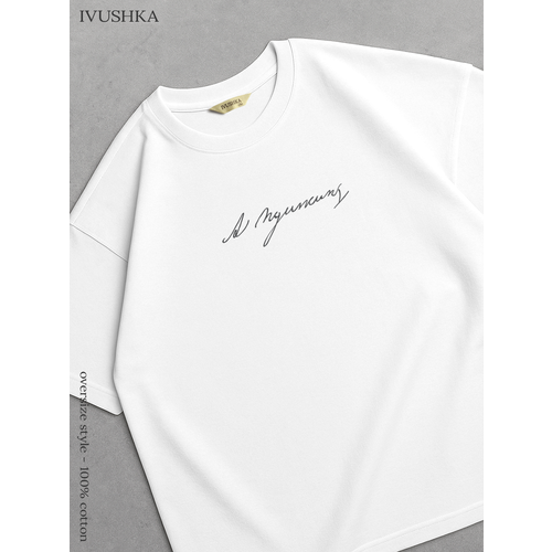 фото Футболка ivushkaprint, размер xs, белый 1