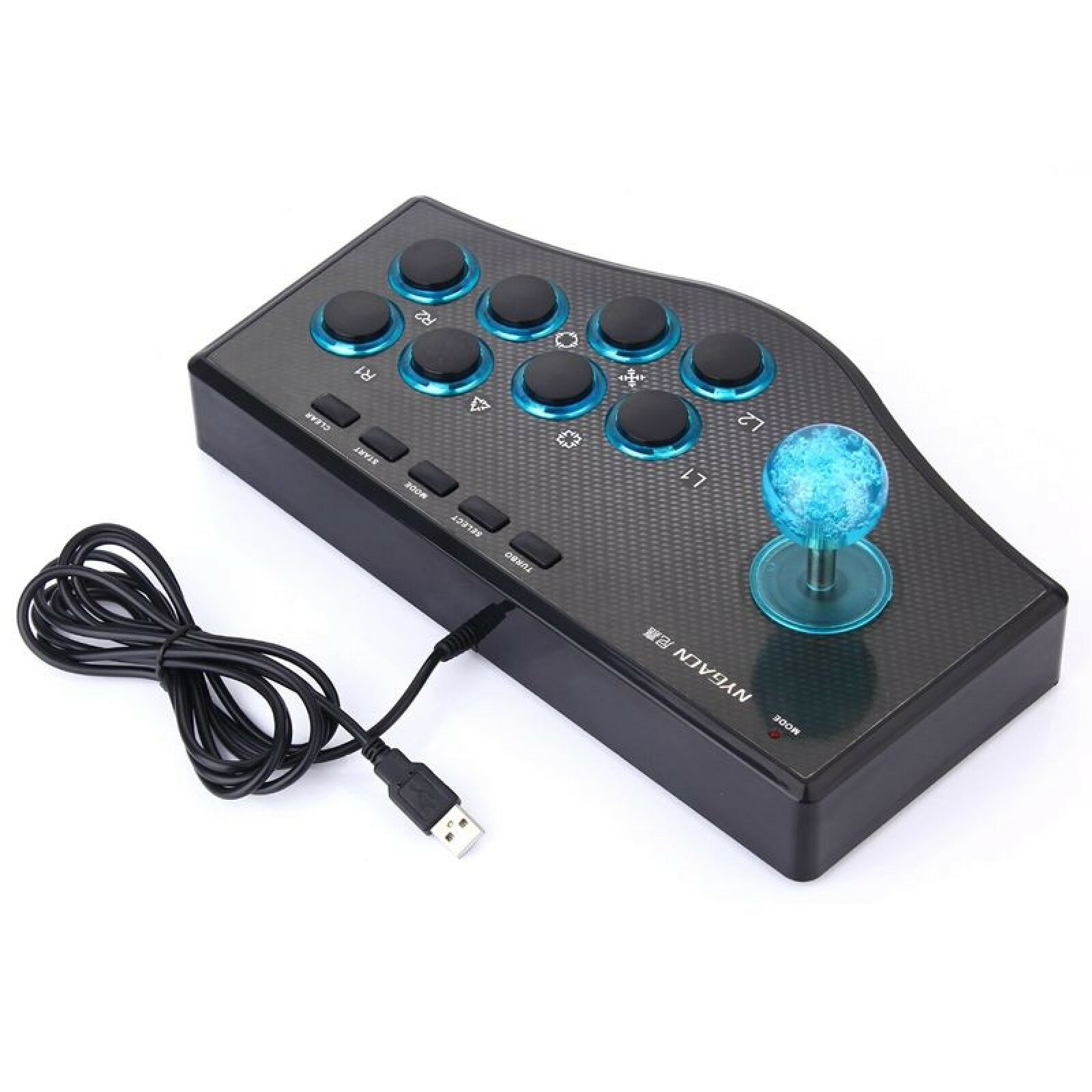 Проводной игровой контроллер MyPads для PS3 и компьютера с аркадным джойстиком и 8 кнопками — фото 1
