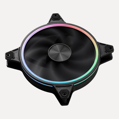 Изображение товара Комплект вентиляторов для корпуса 3 шт. 1STPLAYER FO7-14 Black / 140mm ARGB 3pin 5V PWM 4pin 12V 700-1800rpm 76.25cfm 36.64dBA / FO7-14-BK / BULK