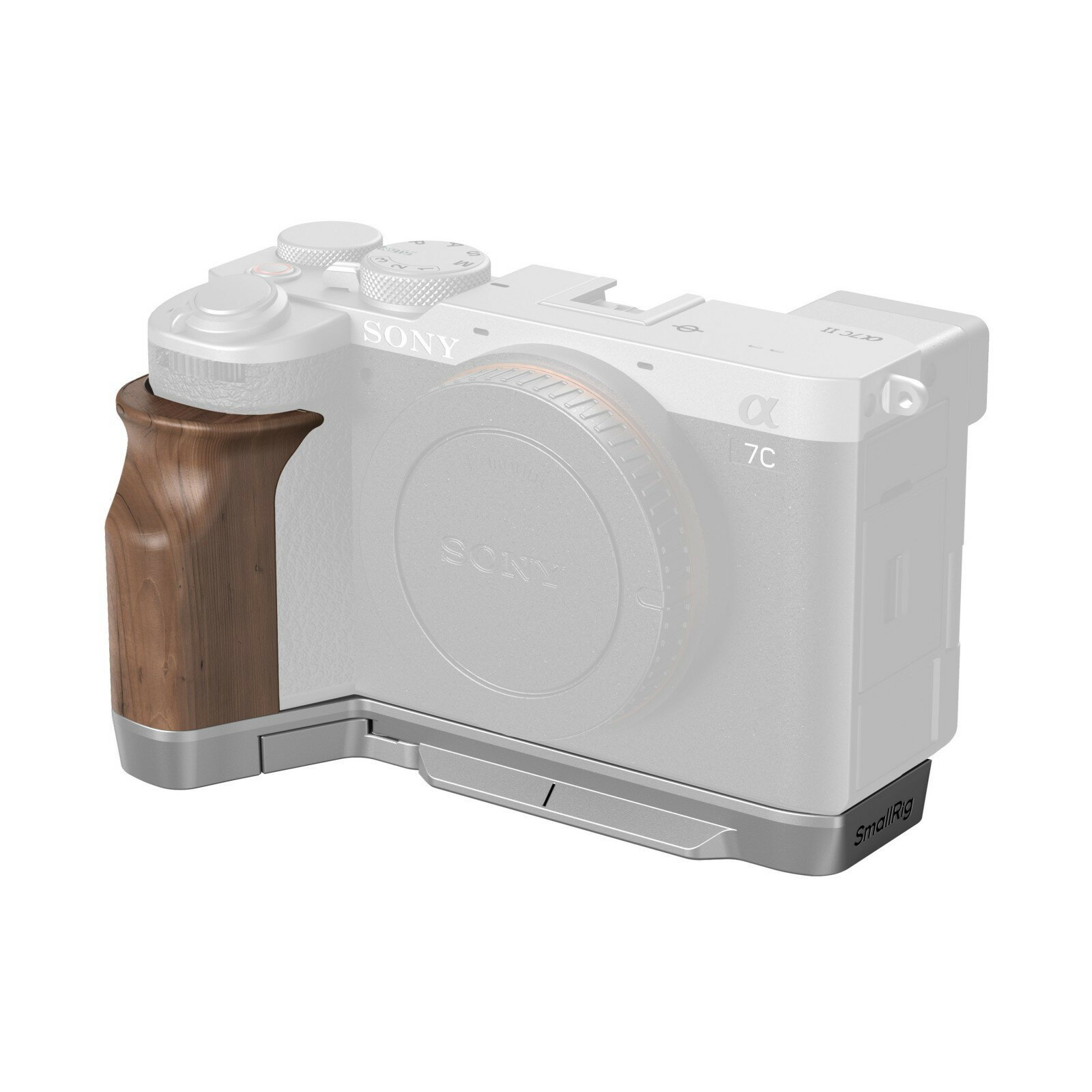L-площадка Smallrig 4796B Mount Plate & Wooden Handle для Sony Alpha 7C II / Alpha 7CR 4796B
