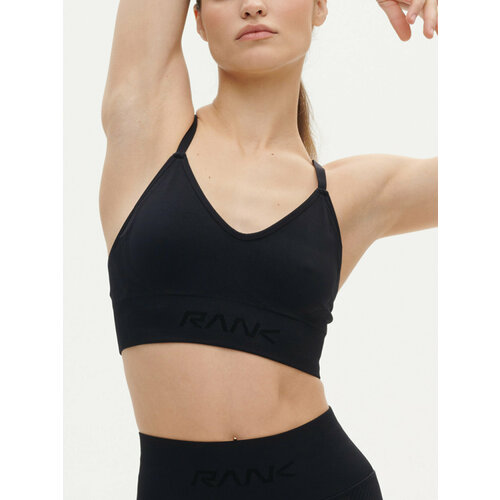 фото Топ спортивный rank seamless bra low, размер m, черный