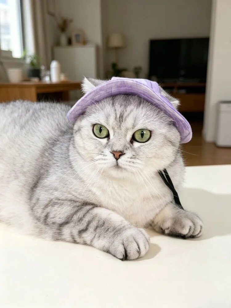 Кошка собака солнцезащитная шляпа