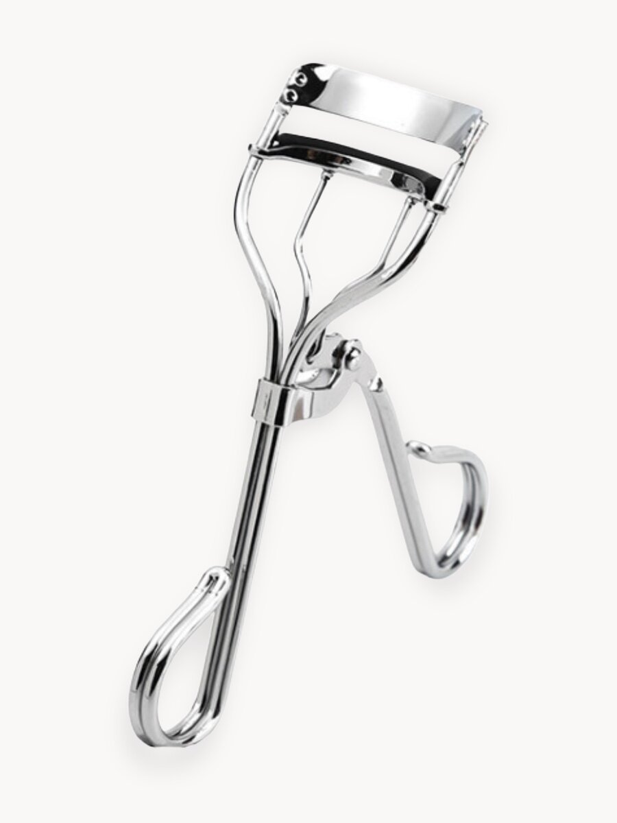 Зажим для ресниц Attal, со спонжем для макияжа, серебристый из стали