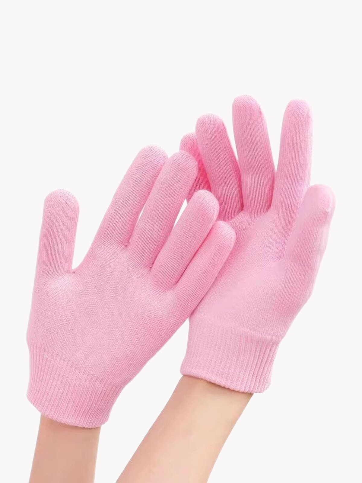 Многоразовые увлажняющие гелевые спа-перчатки, спа уход для рук, розовые Lian Beauty Acсessories