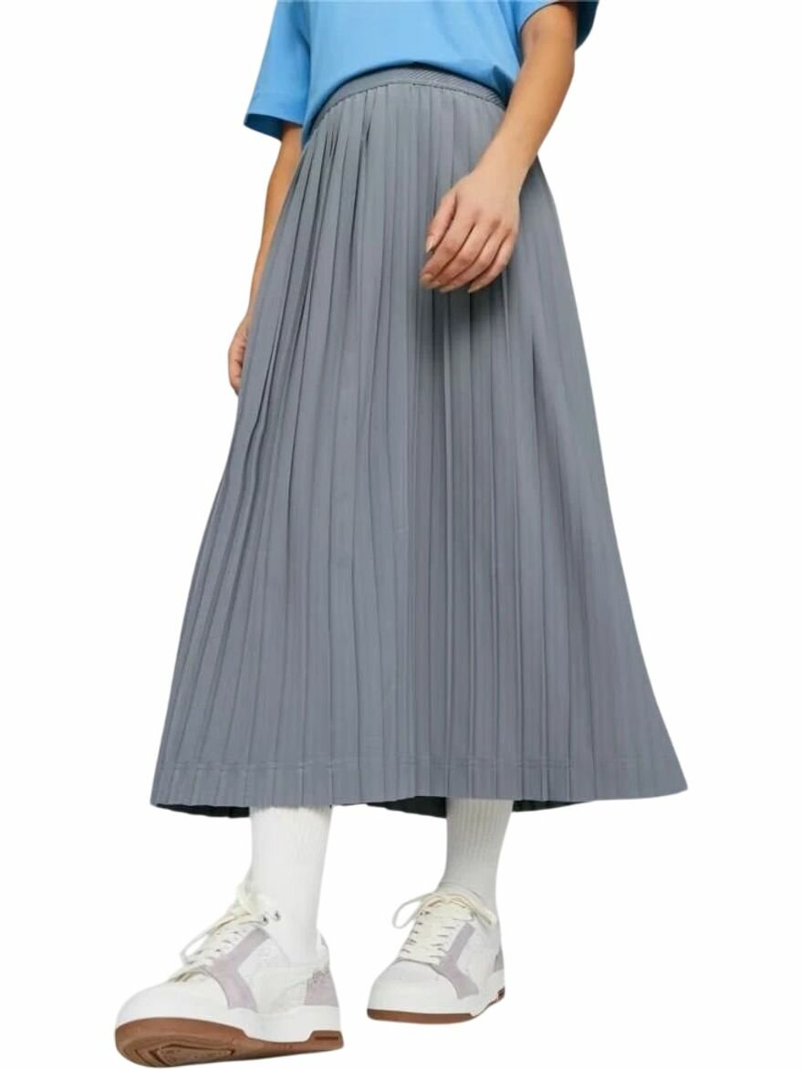 Юбка PUMA YONA SUNP Plissee Skirt размер M серый