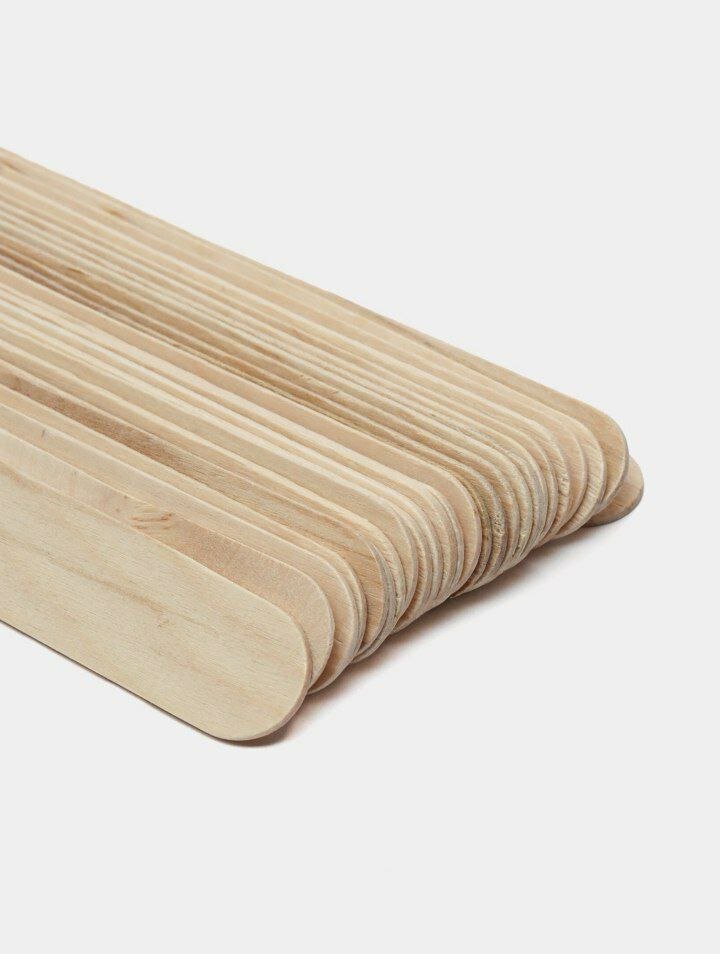 Палочки для депиляции, деревянные, одноразовые, 100шт, профессиональные