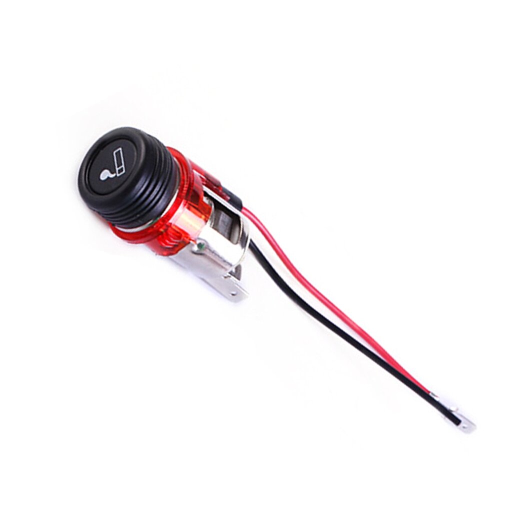 Универсальный Автомобильный Прикуриватель 12V со Светодиодной Подсветкой и Двойным USB-Портом Для Зарядки Источника Питания Автомобильной Электроники