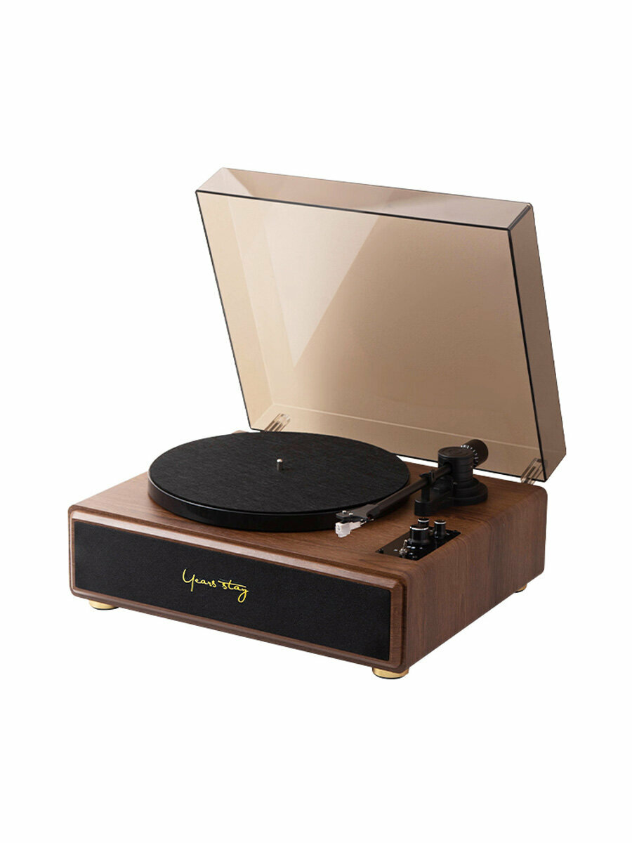 Виниловый проигрыватель Years Stay Vinyl Record Player (HY-T18) Wood