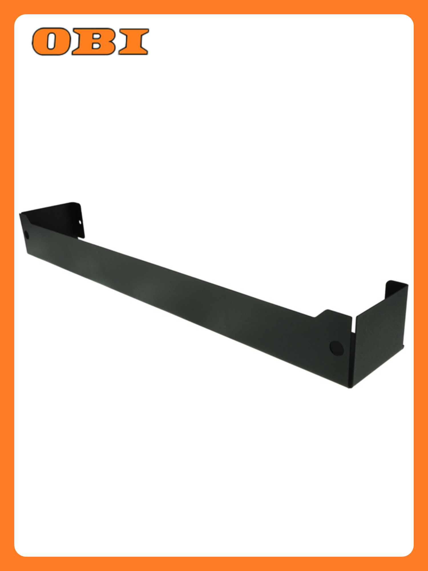 Полка для хранения 500x78 мм REXANT металлическая настенная черная