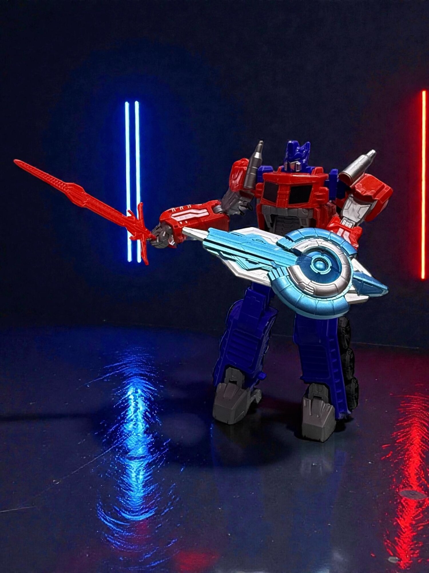 Робот трансформер, робот истребитель, фигурка машины (OPTIMUS PRIME) — фото 1