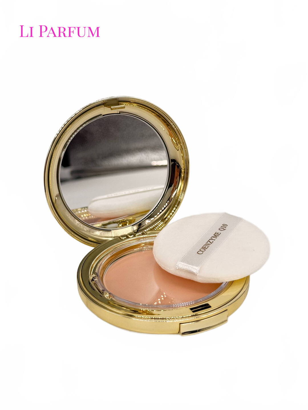 Матирующая пудра Enough Aloe Extract Q10 SPF25/PA++ тон 21, компактная, с зеркалом и спонжем, 13г+рефил 13г — фото 1