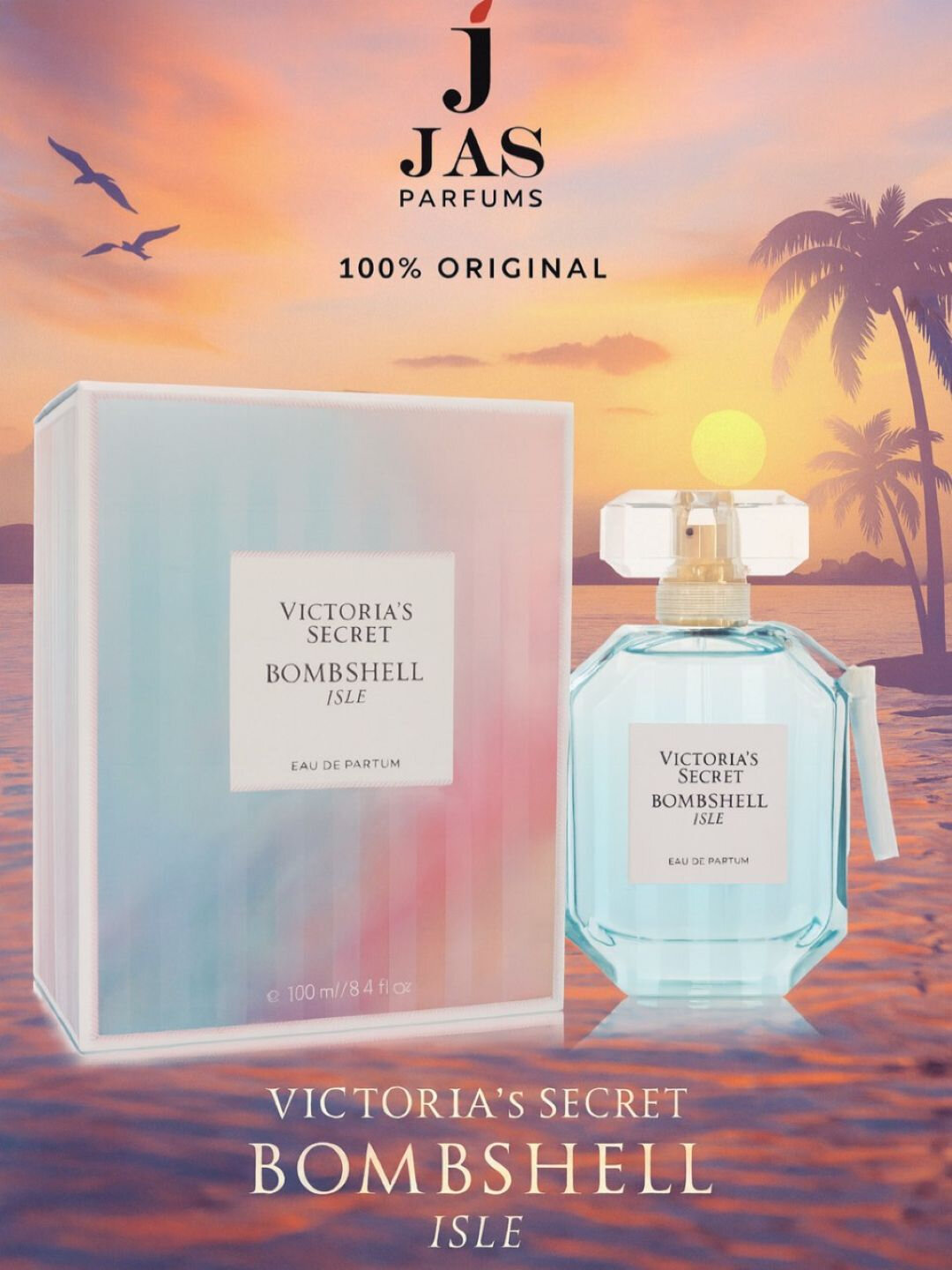 Парфюмированная вода для женщин, Victoria’s Secret BOMBSHELL ISLE 100 ml, USA