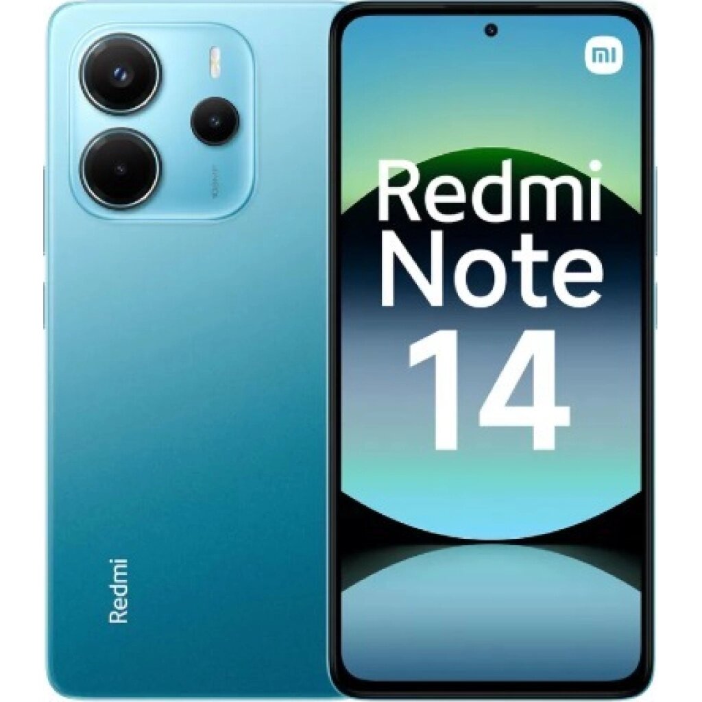 Xiaomi Смартфон Xiaomi Redmi Note 14 Global, 6\128 ГБ, 6.67" AMOLED, 120Гц