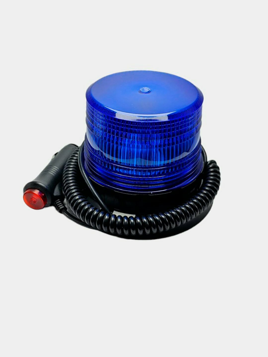 Мигалка магнитная на крышу автомобиля, синяя/желтая