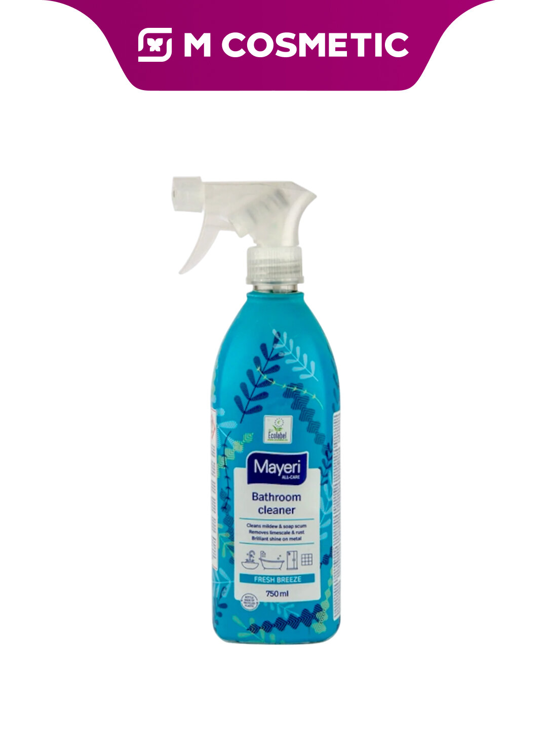 Чистящее средство Mayeri Fresh Breeze, для акриловых ванн, жидкость, 750 мл