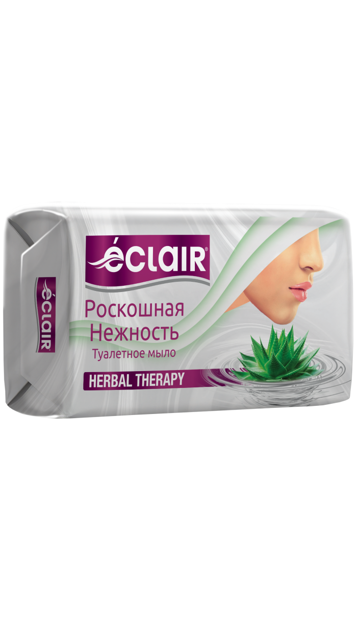 Твердое мыло ECLAIR "Роскошная нежность", Обеспечивает бережное очищение кожи, оставляя её свежей и ухоженной, 140гр