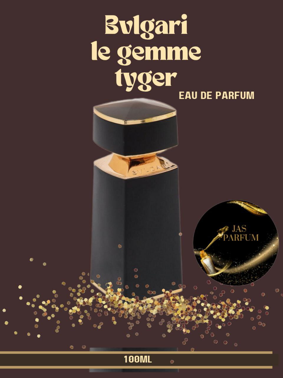 Парфюмерная вода Bvlgari "Tyger Le Gemme", для мужчин, восточные ноты, 100мл