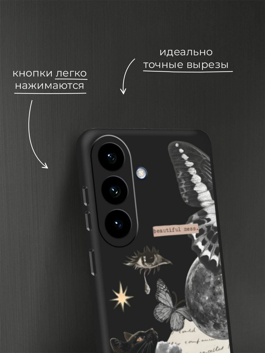 Чехол на Samsung S26 / Самсунг S26 c принтом Midnight collage — фото 1